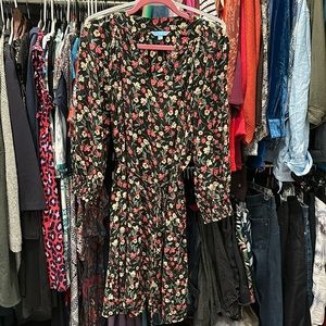 Draper James L Floral Shirt Dress